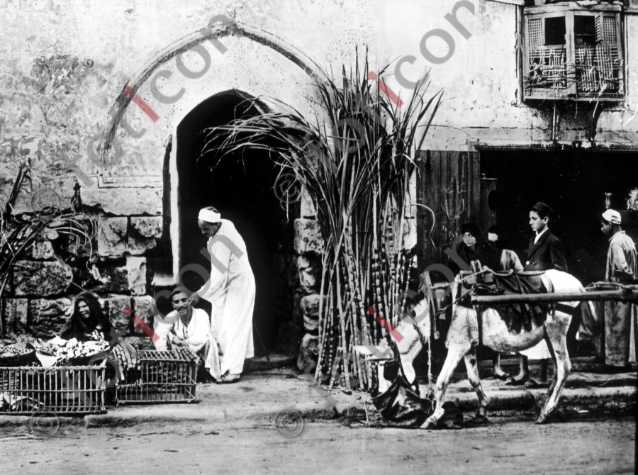 Strassenszene in Kairo | Cairo street scene (foticon-simon-008-074-sw.jpg)